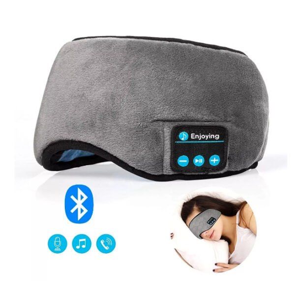Tapa Olho Máscara de Dormir Fone De Ouvido Bluetooth Confortável