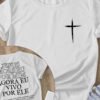 Camiseta T-Shirt 100% algodão "Vivo Por Ele"