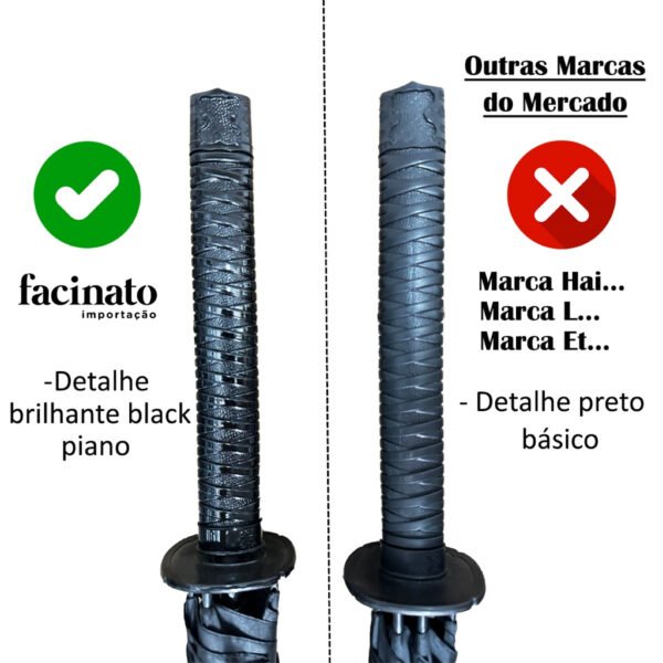 Guarda-chuva Espada Katana Reforçado AUTOMÁTICO de FIBRA DE CARBONO - Image 6
